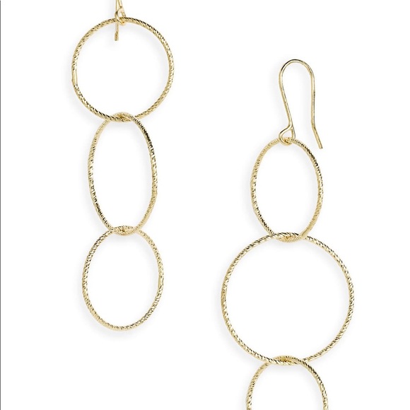 🆕 LANA 14K Gold Delano Circles Earrings - Picture 2 of 5